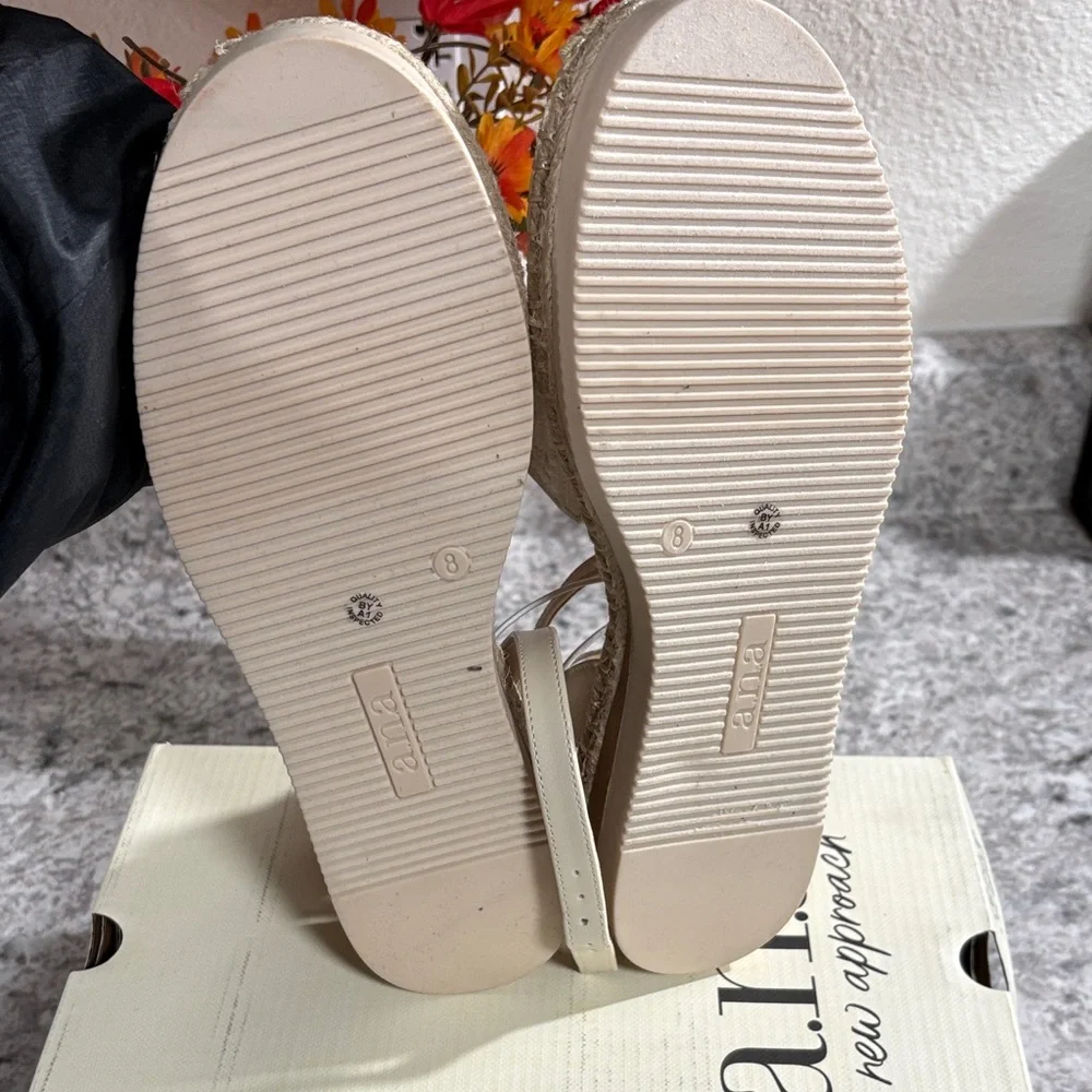 a.n.a Women's Lace Cream Espadrilles